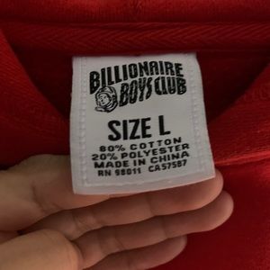 Billionaire Boys Club Red Sweater